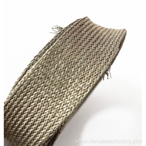 Copper core braided sleeve for cable